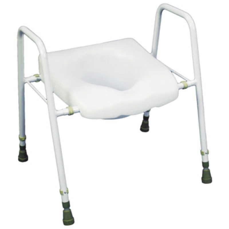 President Adjustable Width Toilet Seat and Frame