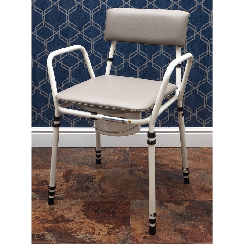 Essex Height Adjustable Commode - GREY